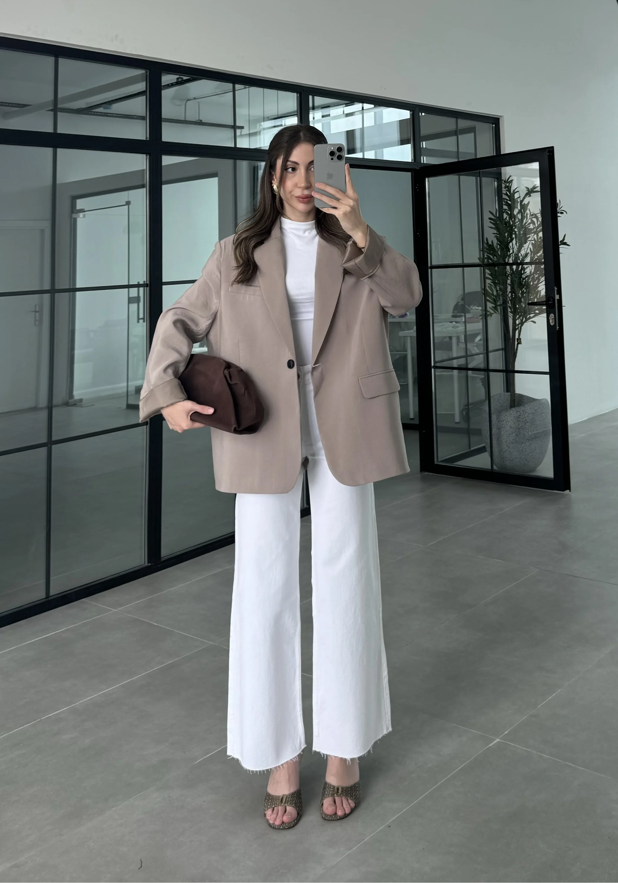 Perla Premium Tensel Vizon Ceket