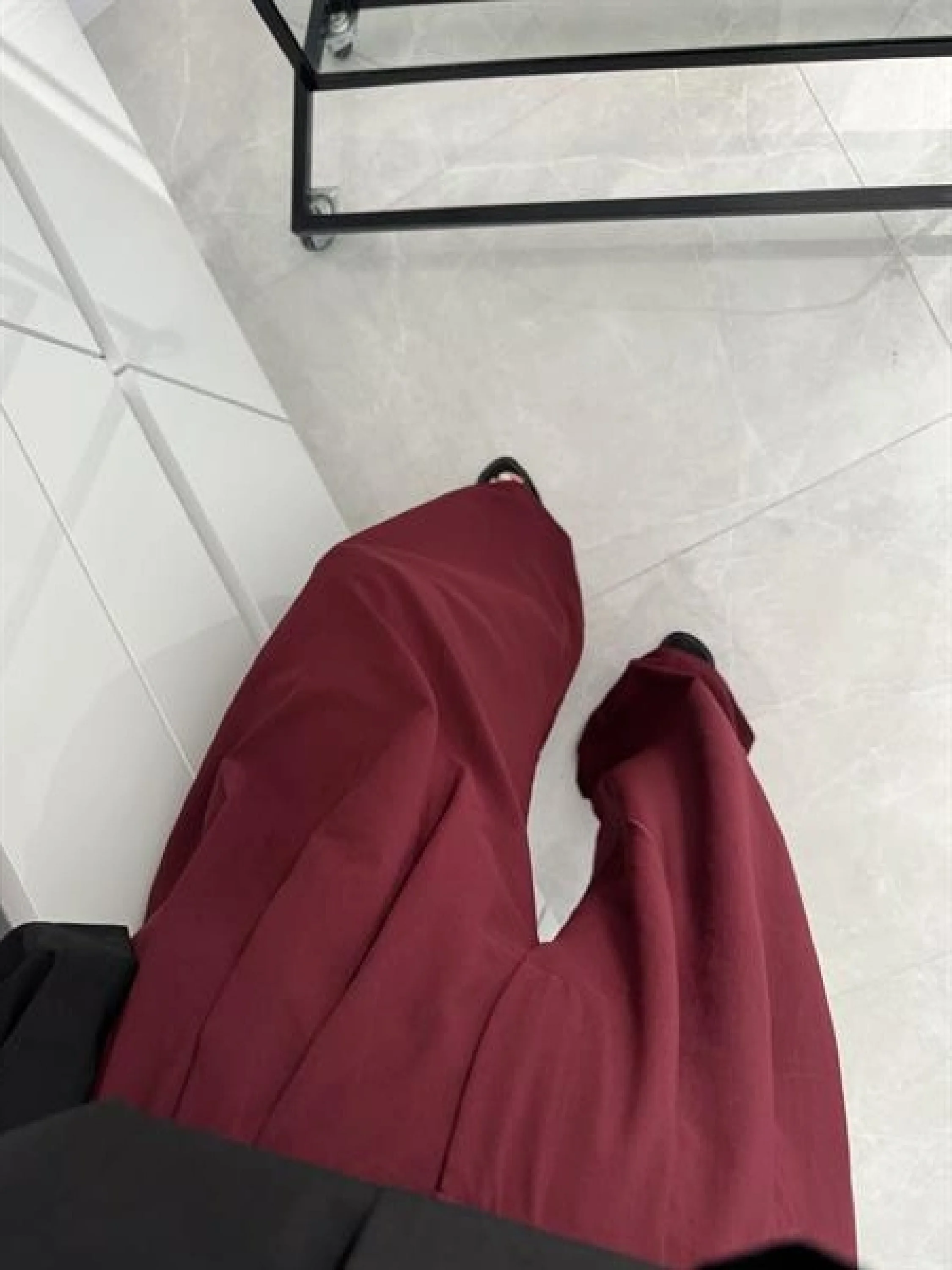 Poli Basic Palazzo Bordo Tensel Pantolon