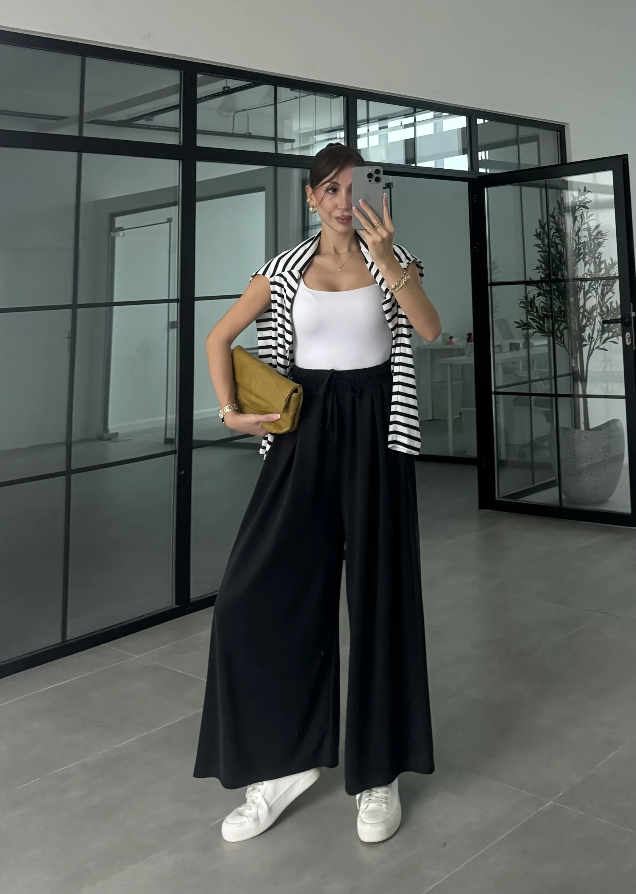 Rovel Modal Kumaş Basic Siyah Pantolon