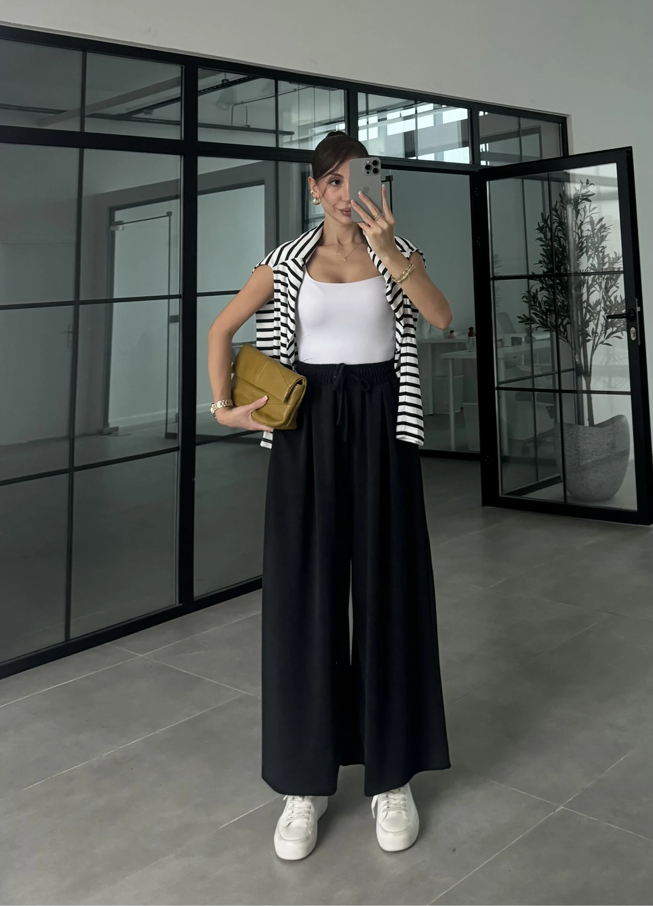 Rovel Modal Kumaş Basic Siyah Pantolon