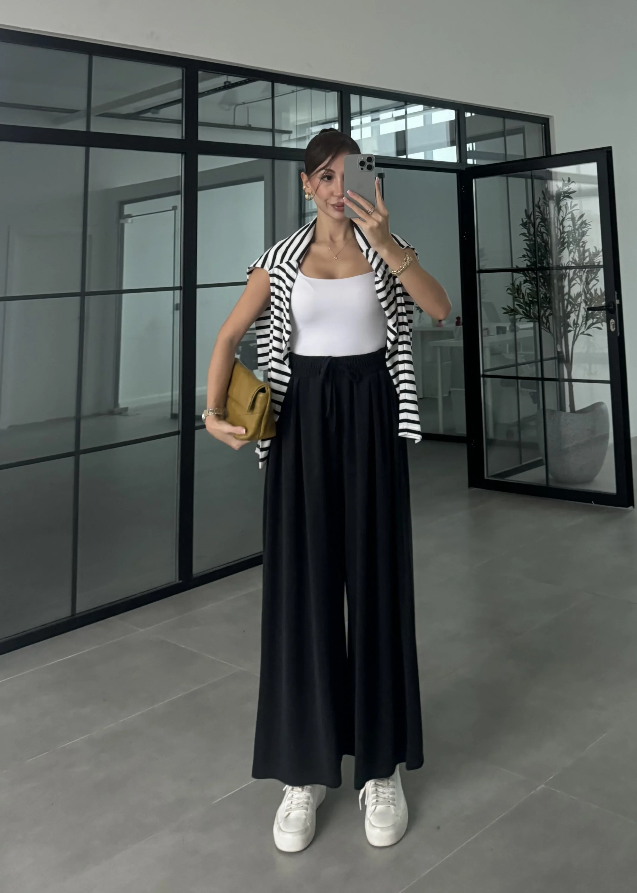 Rovel Modal Kumaş Basic Siyah Pantolon