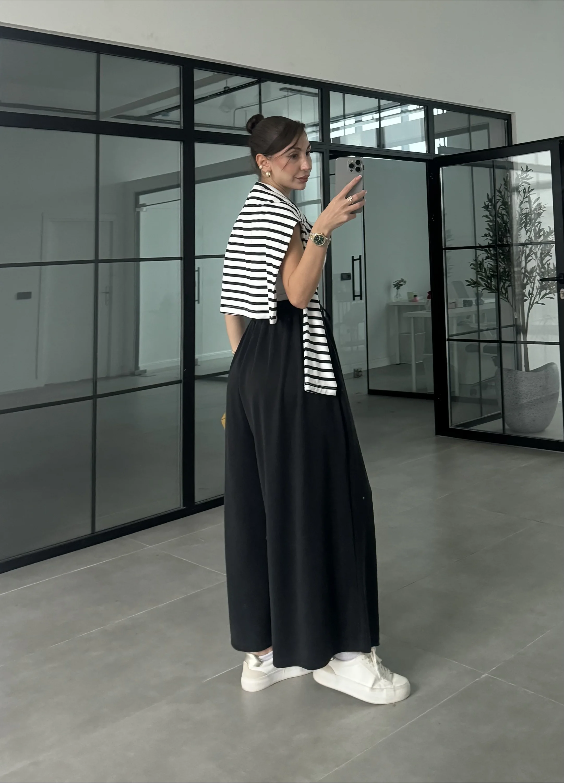 Rovel Modal Kumaş Basic Siyah Pantolon