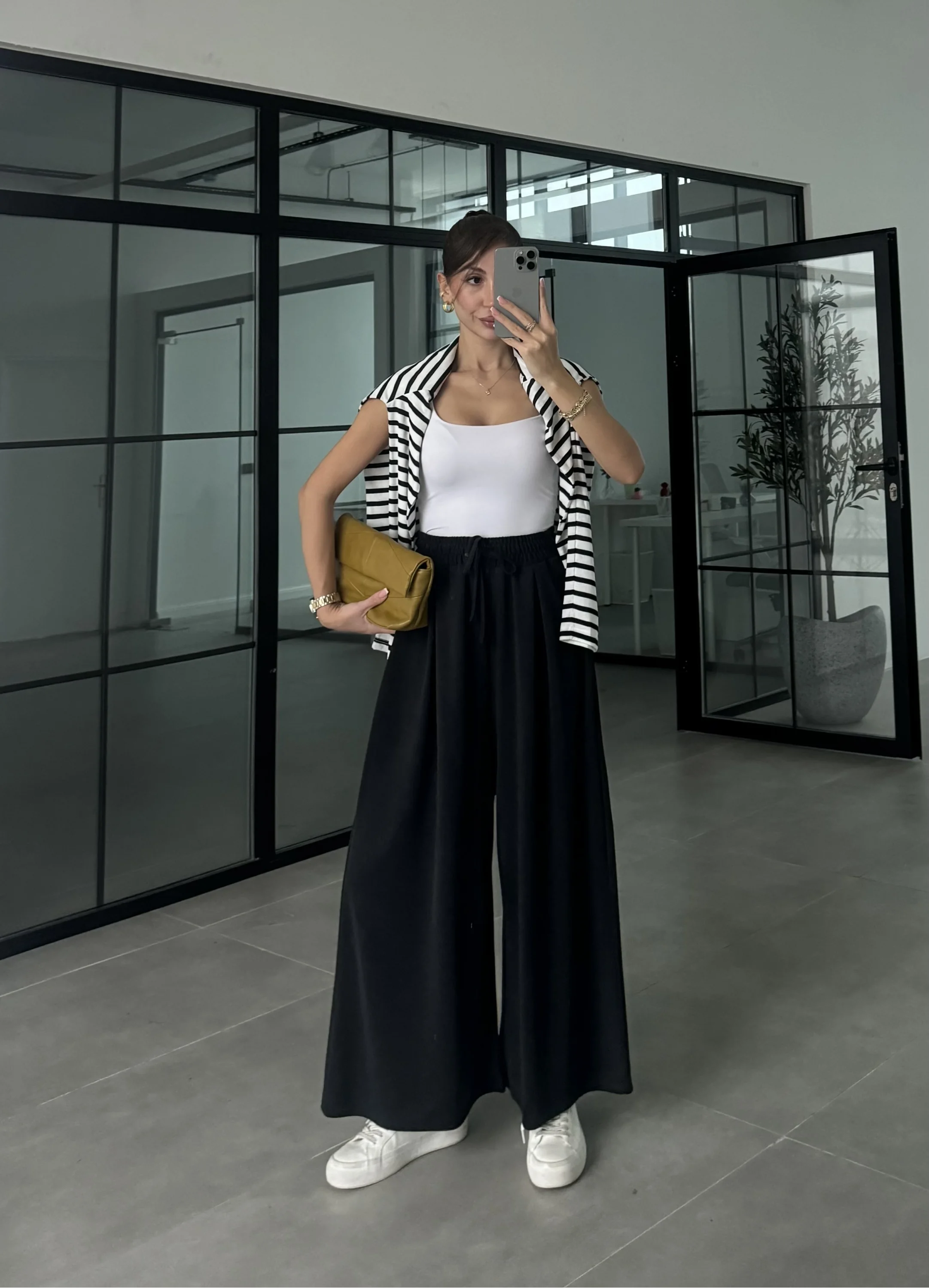 Rovel Modal Kumaş Basic Siyah Pantolon