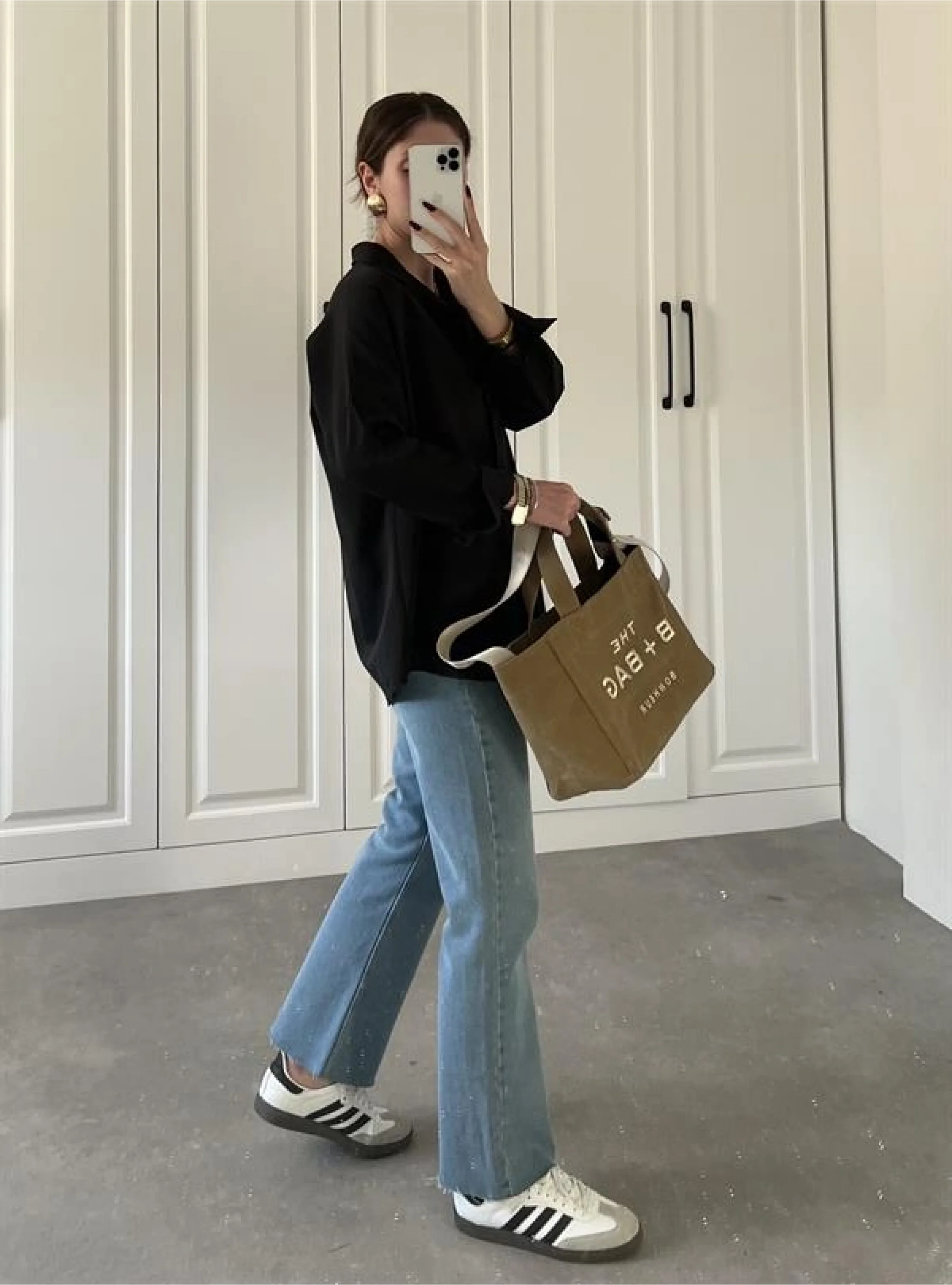 Siyah Basic Poplin Gömlek