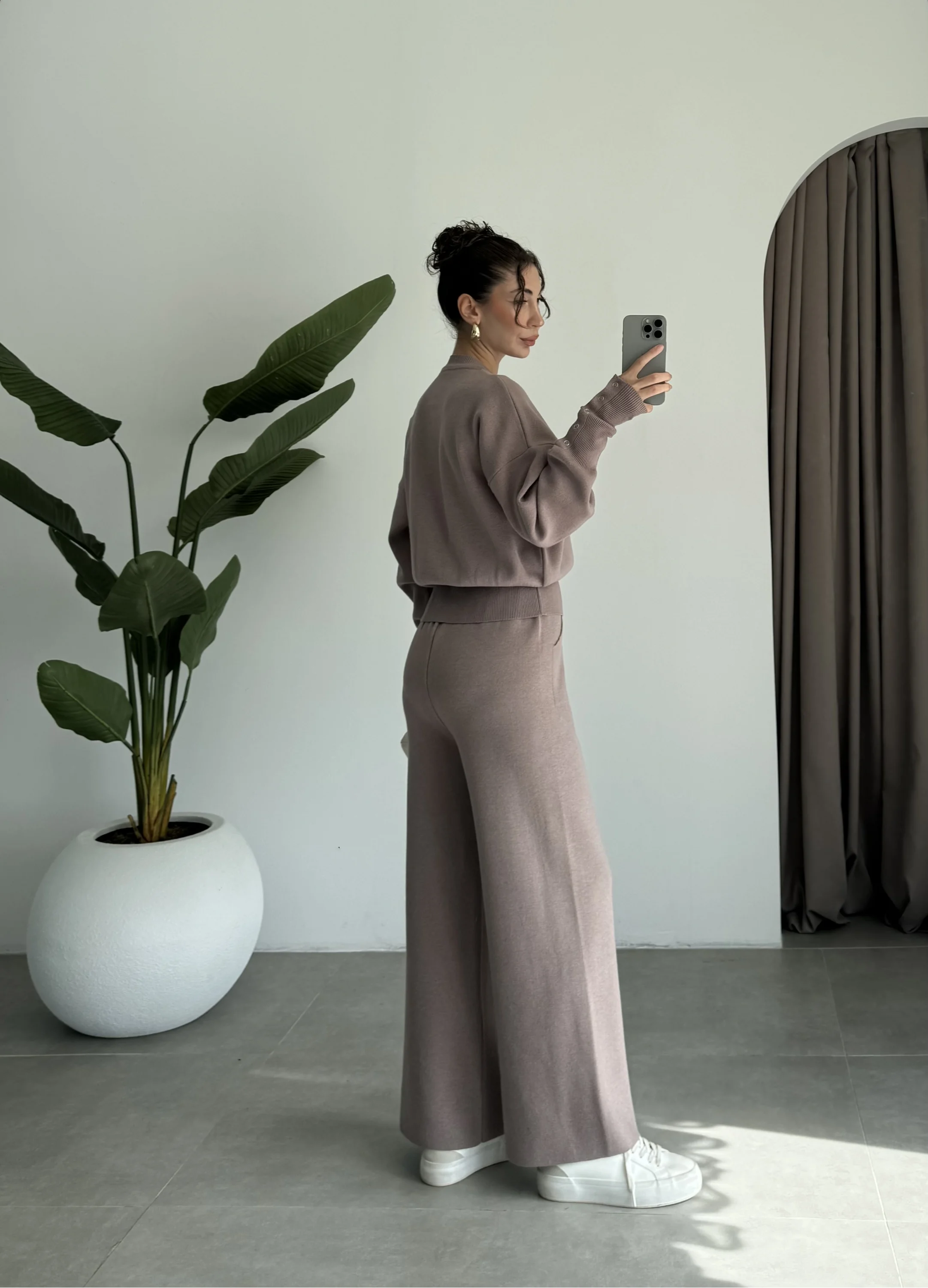 Sonya Çıtçıtlı Vizon Triko Takım