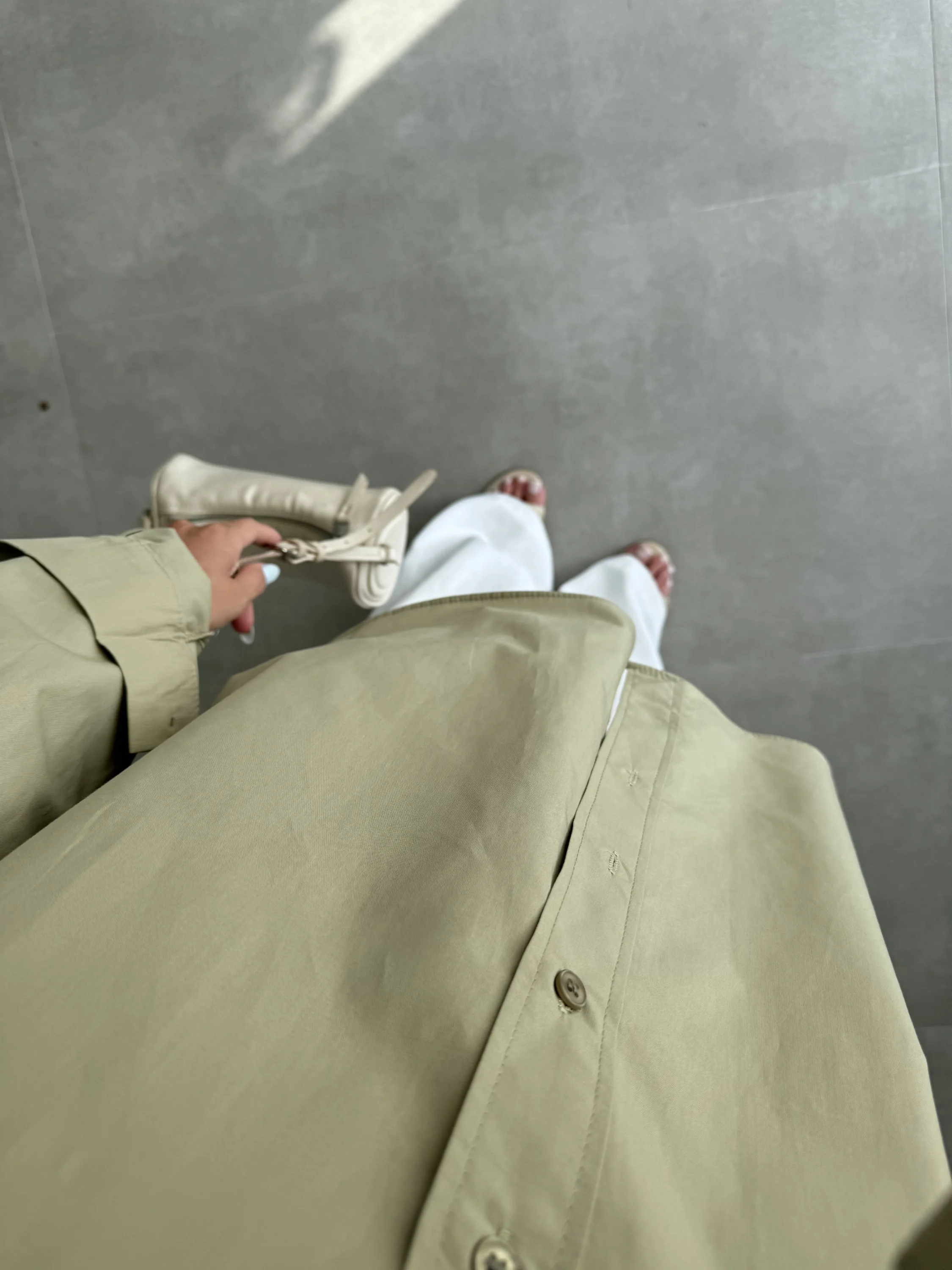 Yale Oversize Poplin Açık Haki Gömlek