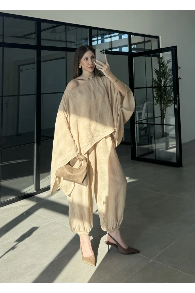 Pançolu İkili Taş Şalvar Takım