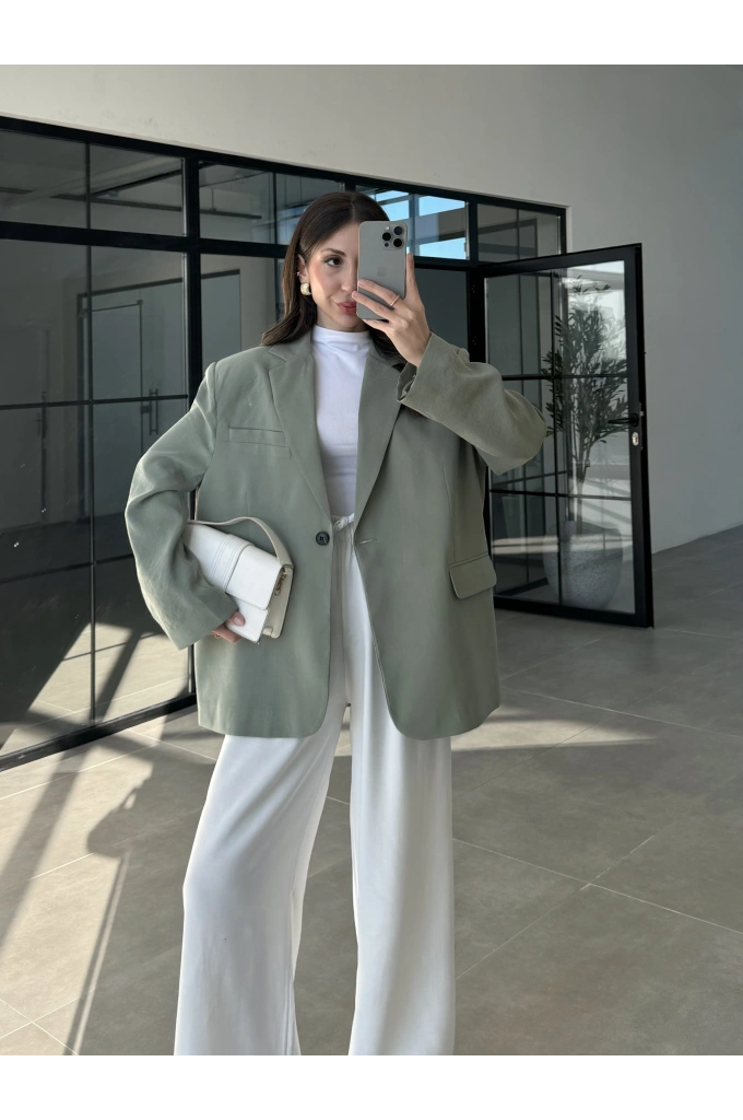 Perla Premium Tensel Çağla Ceket