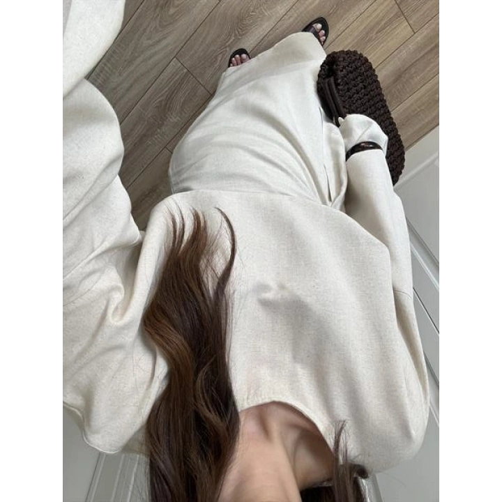 Anvelop Tasarım Keten Taş İkili Takım