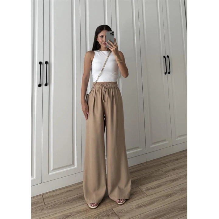 Dania Premium Cappuccino Tensel Palazzo Pantolon