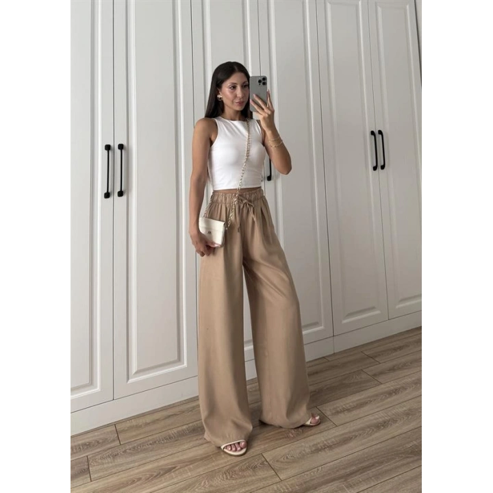 Dania Premium Cappuccino Tensel Palazzo Pantolon