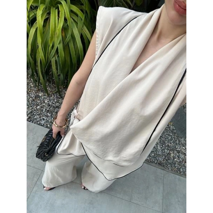 Dora Kruvaze Modal Bej Takım