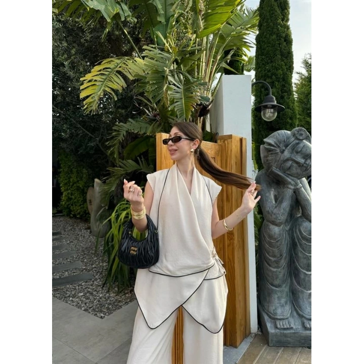 Dora Kruvaze Modal Bej Takım