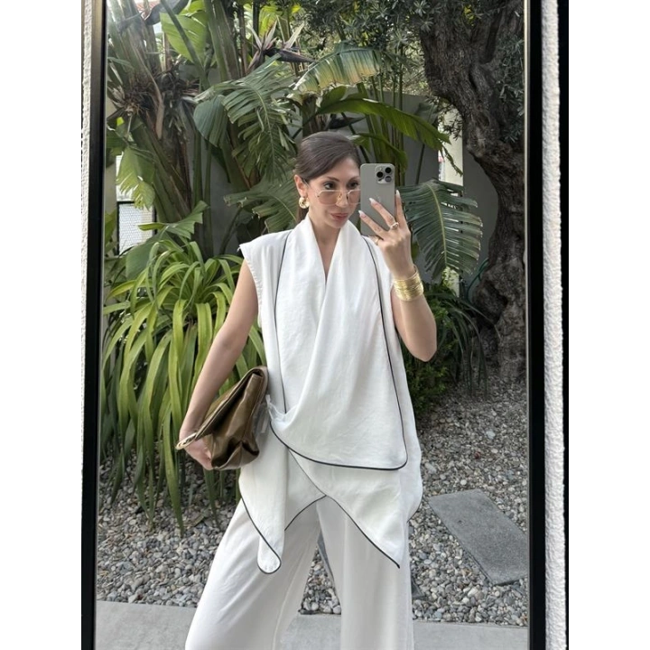 Dora Kruvaze Modal Beyaz Takım