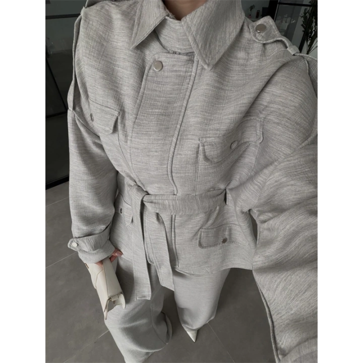 Gri Premium Ceket Pantolon Takım