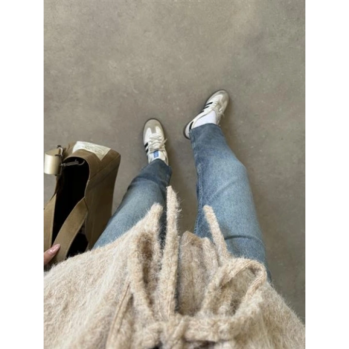 Koyu Mavi Straight Fit Jean