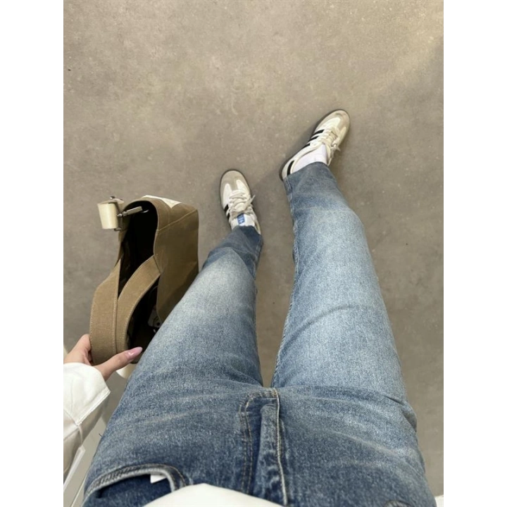 Koyu Mavi Straight Fit Jean