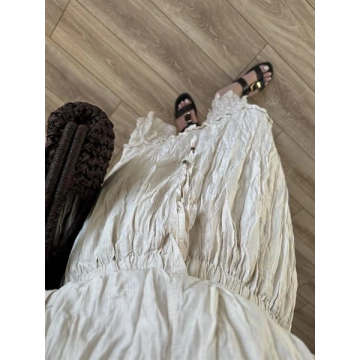 Kraş Kumaş Taş Etekli Takım