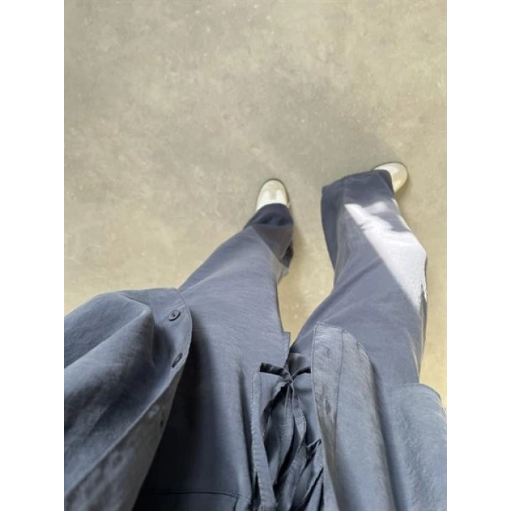 Mari Tensel Lacivert Gömlek Takım