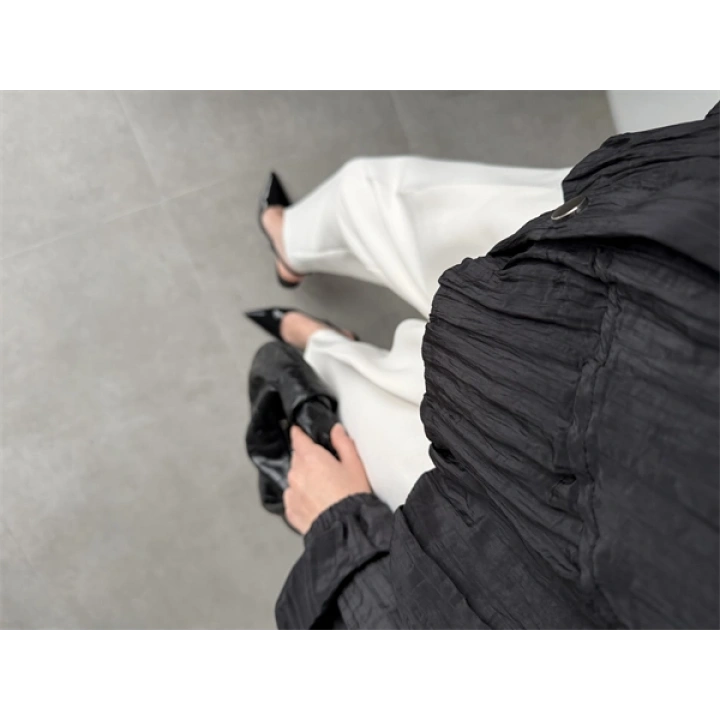 Premium Krinkıl Siyah Ceket