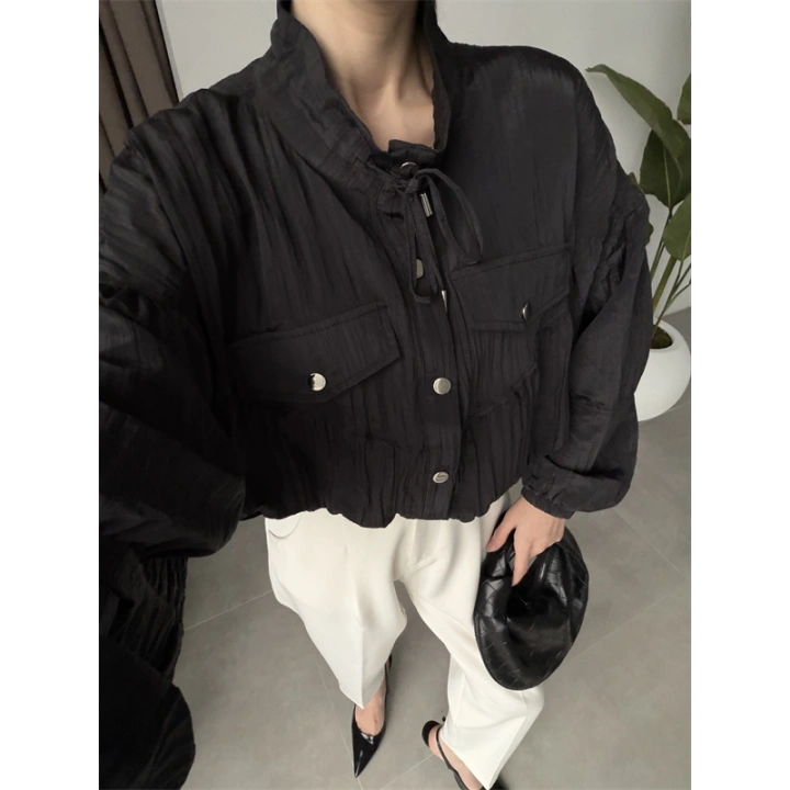 Premium Krinkıl Siyah Ceket