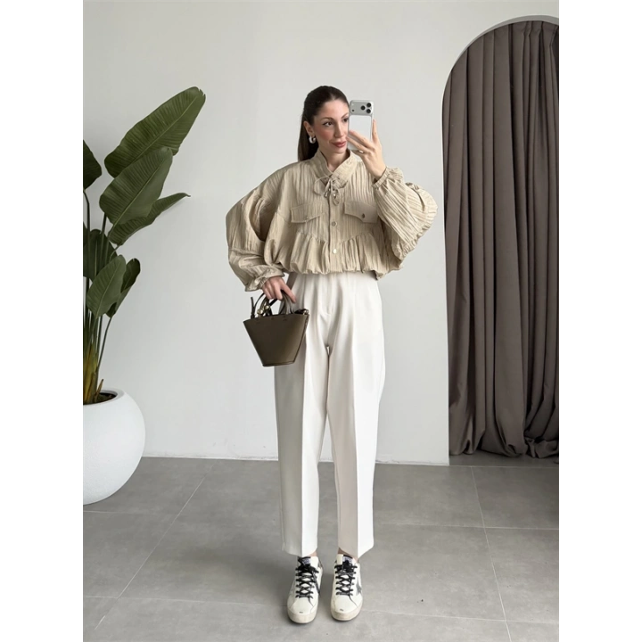 Premium Krinkıl Taş Ceket