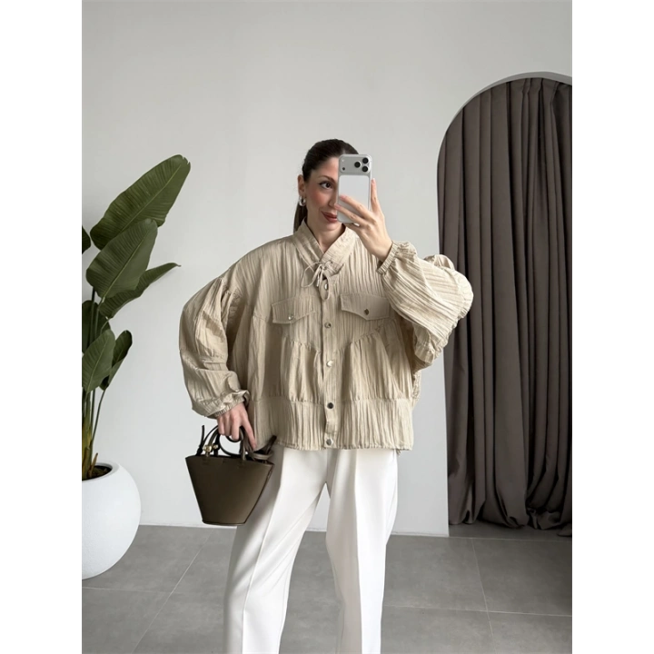 Premium Krinkıl Taş Ceket