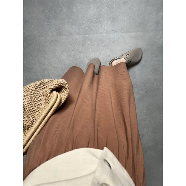 Tensel Beli Lastikli Kiremit Renk Kilos Etek