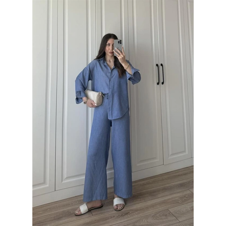 Yazlık Premium Tensel Kot Takım