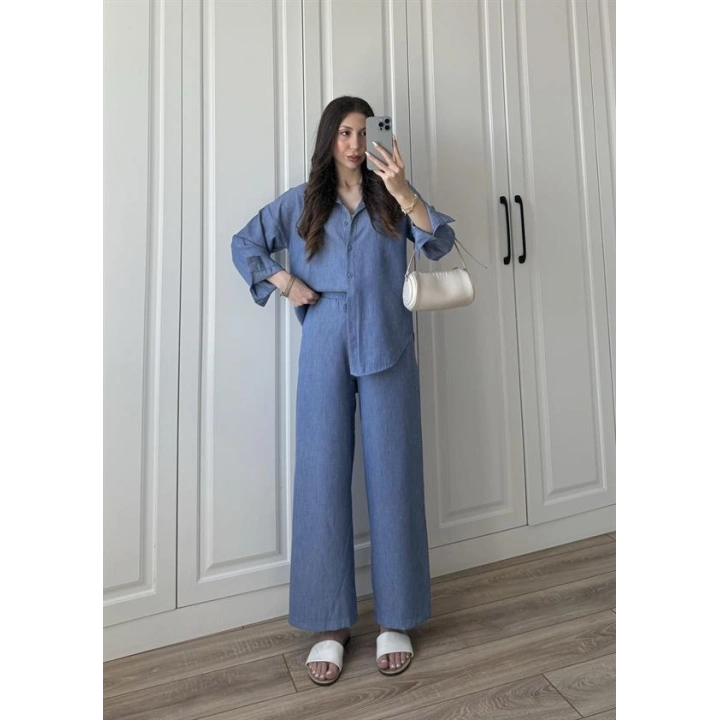 Yazlık Premium Tensel Kot Takım