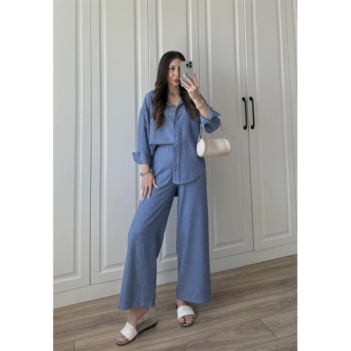 Yazlık Premium Tensel Kot Takım