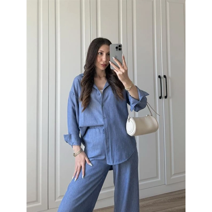 Yazlık Premium Tensel Kot Takım