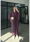 Vişne Salaş Bluz Şalvar Takım