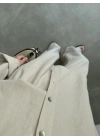Anna Oversize Keten Bej Palazzo Takım