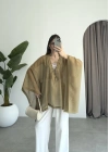 Bağcıklı Yarasakol Olive Panço