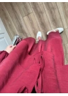 Bebe Yaka Tasarım Bordo Modal Etekli Takım