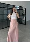 Beli Lastikli Maxi Pudra Saten Etek
