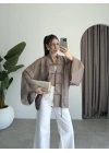 Çin Düğmeli Bronz Gömlek Kimono