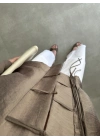 Çin Düğmeli Bronz Gömlek Kimono