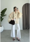Çin Düğmeli Taş Gömlek Kimono