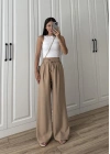 Dania Premium Cappuccino Tensel Palazzo Pantolon