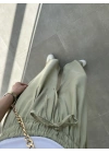 Dania Premium Mint Tensel Palazzo Pantolon