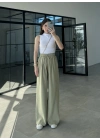 Dania Premium Mint Tensel Palazzo Pantolon