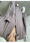 Devedikeni Gofre Bağlamalı Kimono Takım