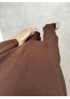 Fermuarlı Oversize Kahve Triko Takım