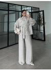 Gri Premium Ceket Pantolon Takım