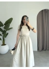 Kemerli Basic Taş Elbise