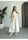 Kemerli Basic Taş Elbise