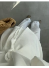 Keten Aerobin Beyaz Kimono Takım