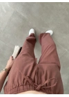 Keten Beli Lastikli Kiremit Pantolon